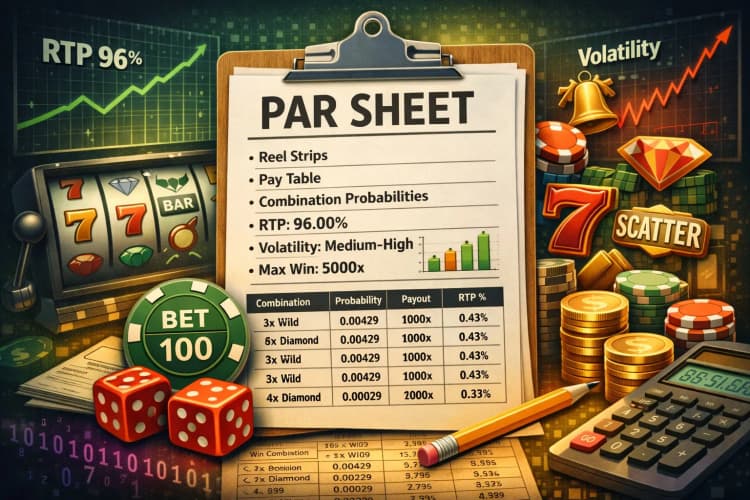 Slot Mathematical Model: PAR Sheet — How to Read and Build a Probability Table